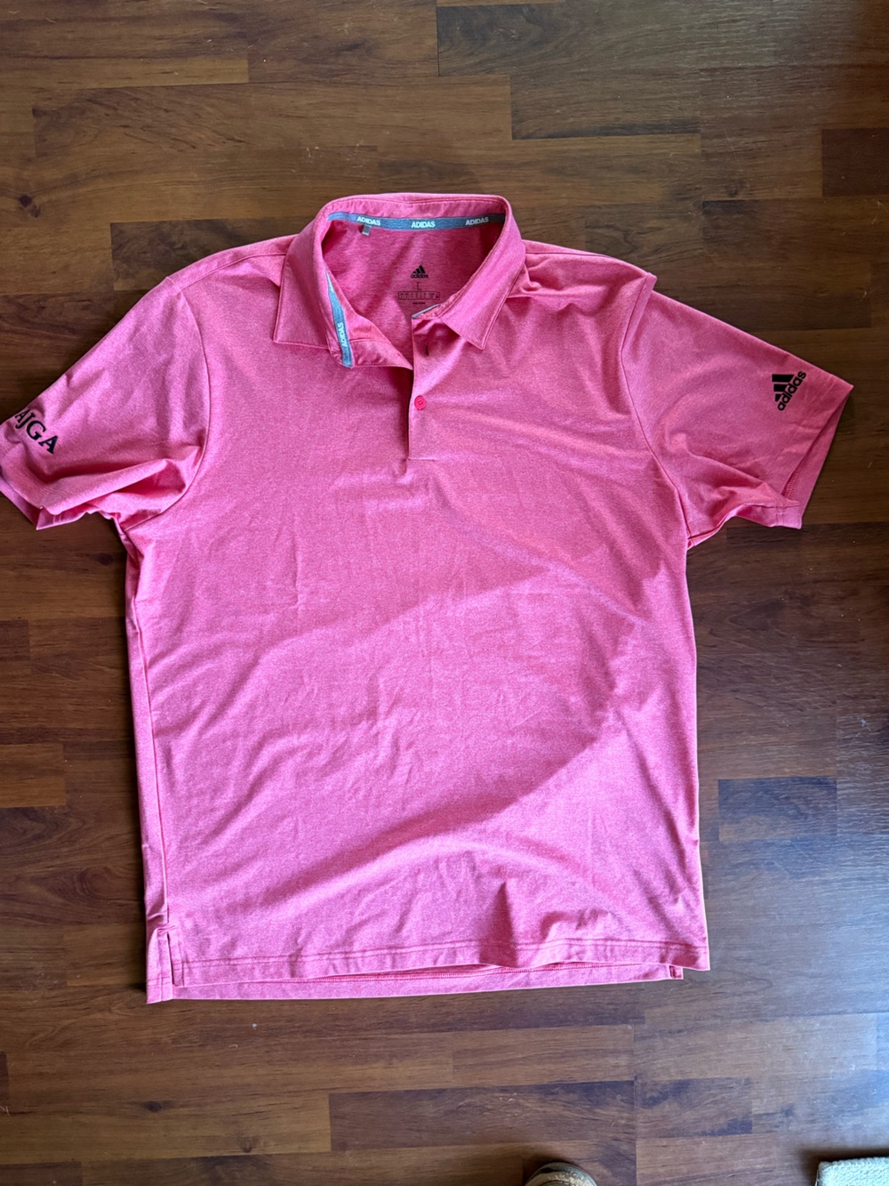 Adidas AJGA (American Junior Golf Association Pink Heather Polo Shirt